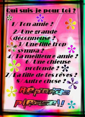 QuI sUiS-jE pOuR tOi???